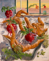 Acryl auf Hartfaser 64/ 84 cm